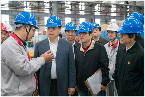 湖南省副省長(zhǎng)張劍飛一行蒞臨我司調(diào)研國(guó)企改革與發(fā)展